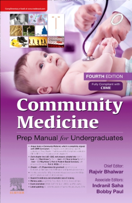 Community Medicine Preparatory Manual for Undergraduates, 4e